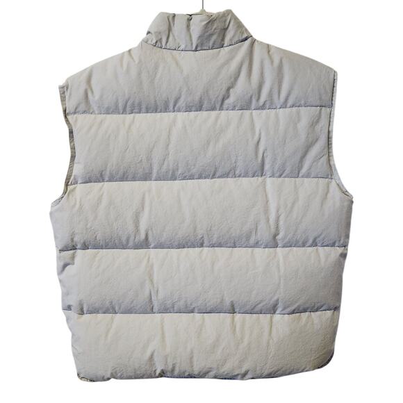 Mighty Mac Reversible Grey Duck Down Feather Filled Gray Puffer Vest Men Medium - Picture 5 of 7